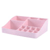 Skincare Organizer with Drawers, Brush Slots & Mirror