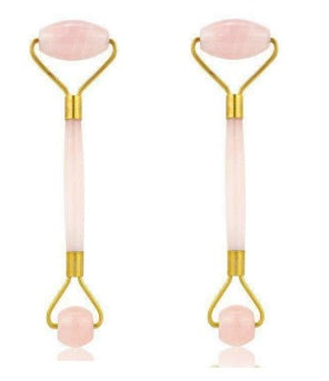 Natural Jade Stone Face Roller for Lymphatic Drainage & Glow