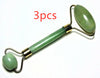 Natural Jade Stone Face Roller for Lymphatic Drainage & Glow