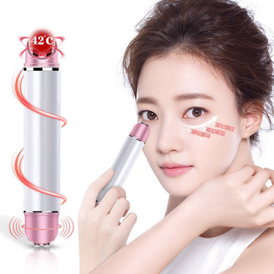 Micro-vibration + Warm Compress + LED Therapy for Dark Circles, Eye Strain & Sleep
