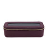 Travel Portable Leather Large-Capacity Cosmetic Brush & Skincare Storage Bag