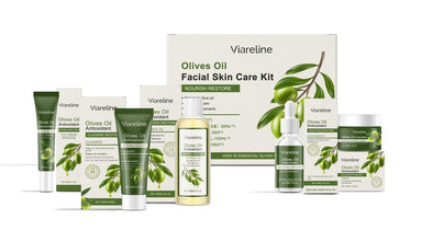 Olive Oil Beauty Set for Face — Brightening + Hydration with Antioxidant-Rich Olive Extracts