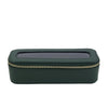 Travel Portable Leather Large-Capacity Cosmetic Brush & Skincare Storage Bag