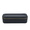 Travel Portable Leather Large-Capacity Cosmetic Brush & Skincare Storage Bag