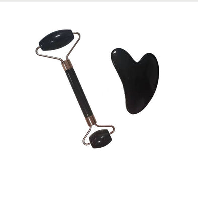 Jade Face Massage Scraper for Lifting, Anti-Aging, Fine Lines & Puffiness