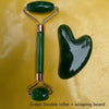 Jade Face Massage Scraper for Lifting, Anti-Aging, Fine Lines & Puffiness